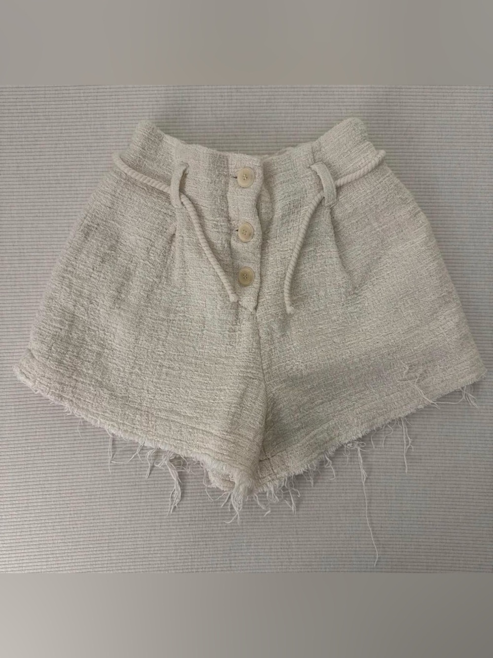 Zara Woven High-Waist Shorts